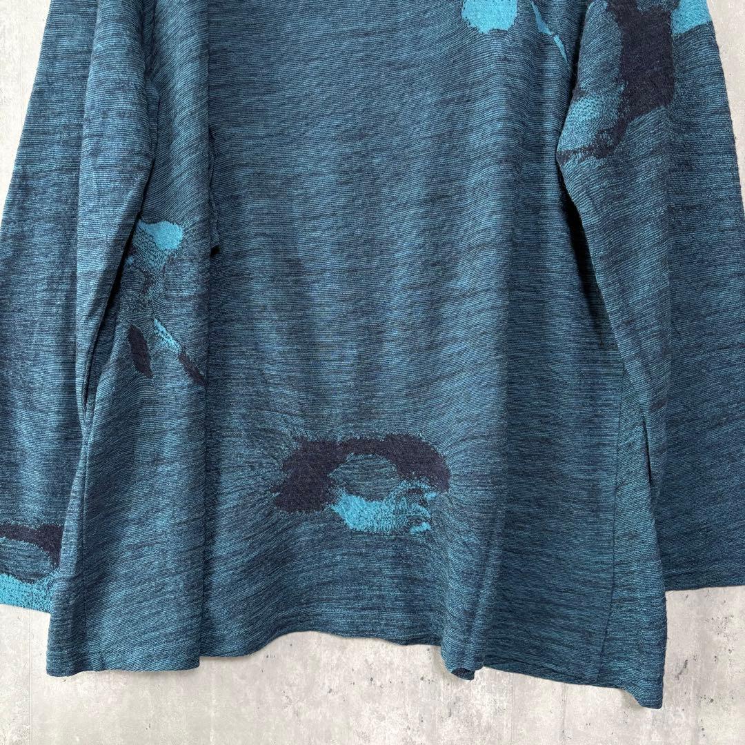 慈雨 センソユニコ ウール100 変形プルオーバー 紐でシルエット調整可能 40