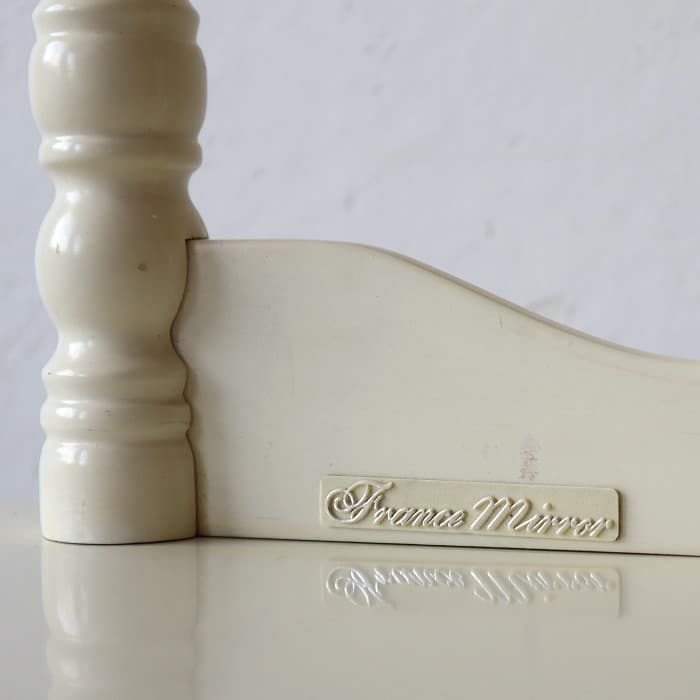 ヴィンテージ シャビーシック ドレッサー ホワイト ピアノ塗装 古家具