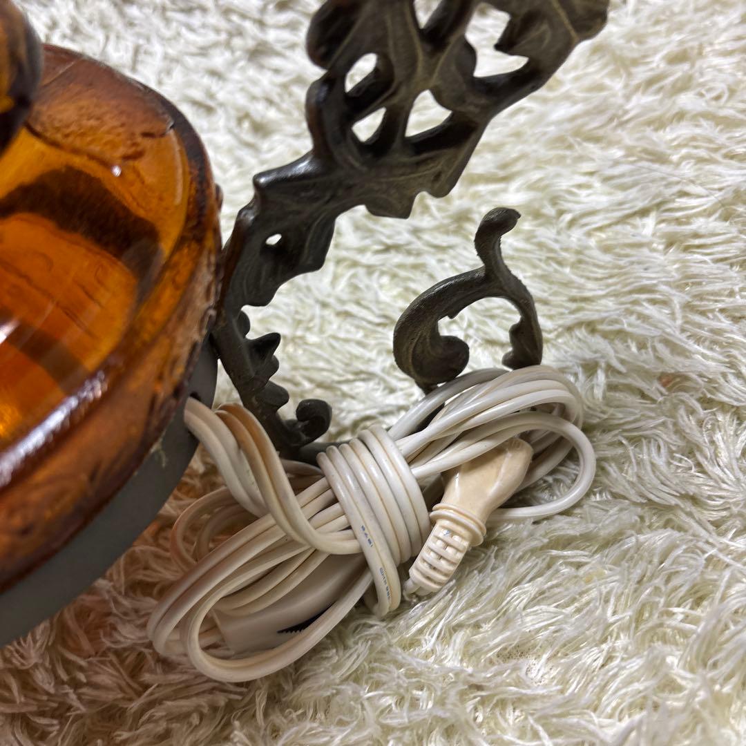 テーブルランプ ガラス スタンドライト ヴィンテージ オイルランプ風