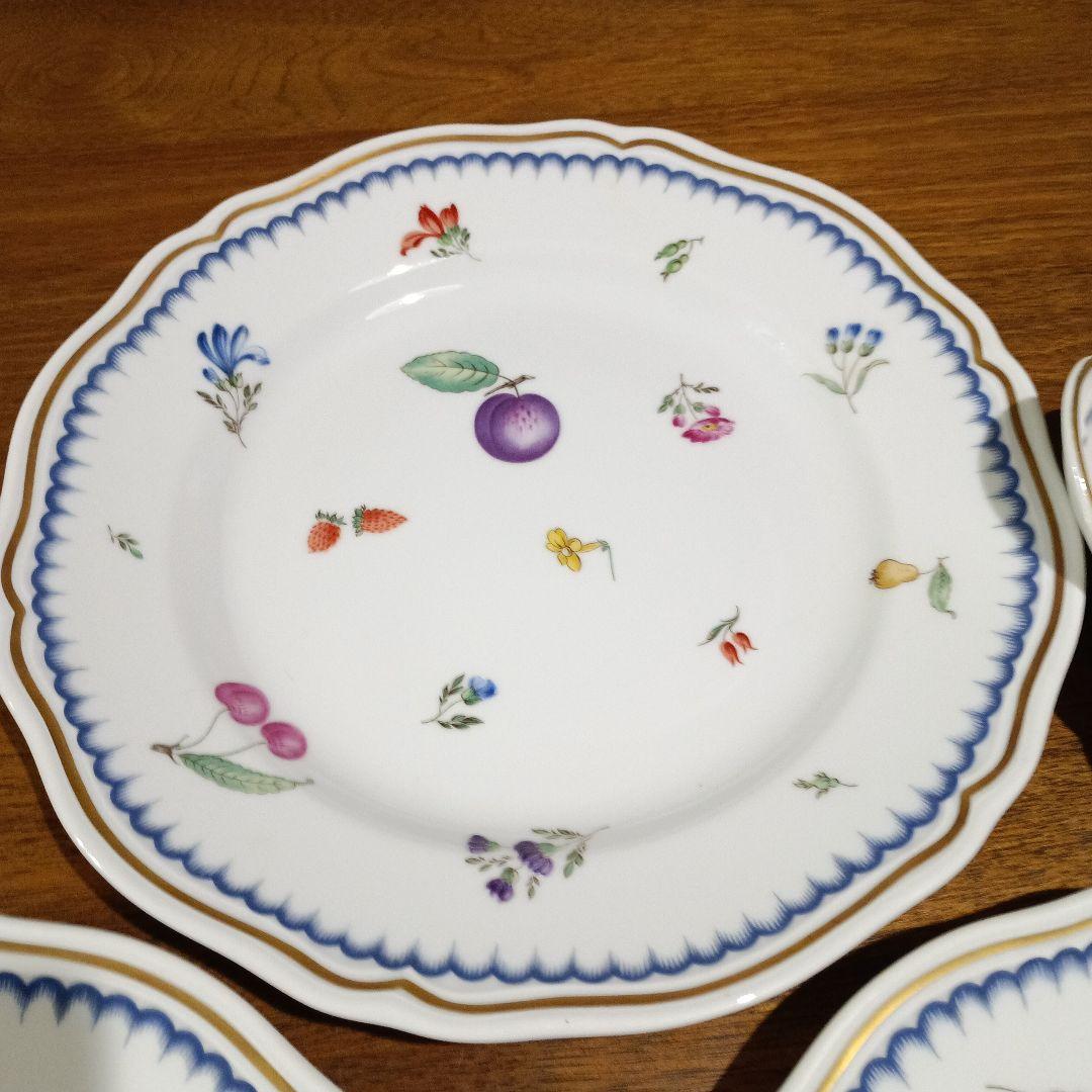 リチャードジノリ　イタリアンフルーツプレート　お皿 4枚セット