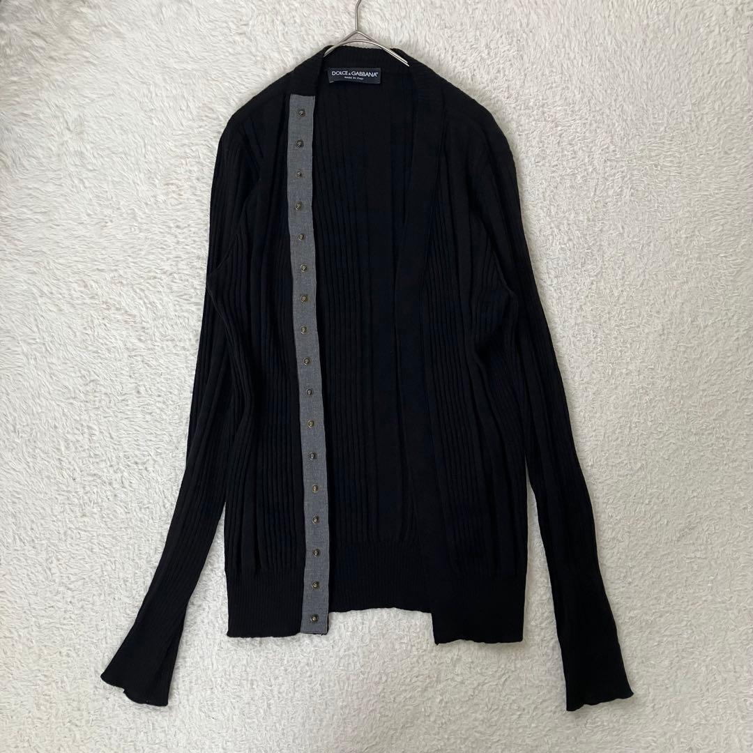 DOLCE&GABBANNA ウール ニット スナップ カーディガン イタリア製