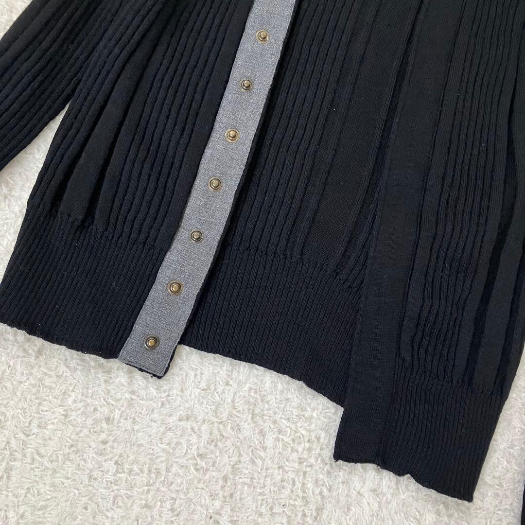 DOLCE&GABBANNA ウール ニット スナップ カーディガン イタリア製