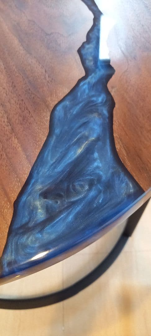 レジンテーブル　リバーテーブル　丸テーブル　コーヒーテーブル　サイドテーブル