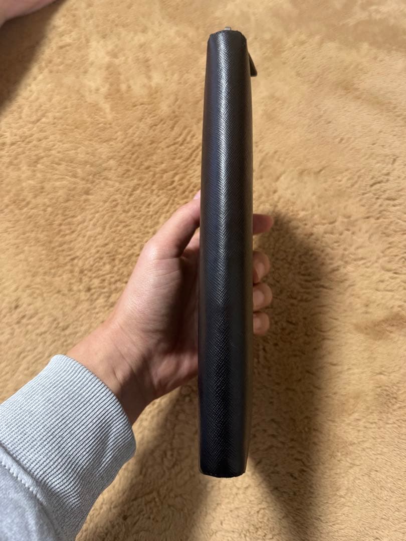 希少 極美品 PRADA サフィアーノレザー ジップアラウンド オーガナイザー