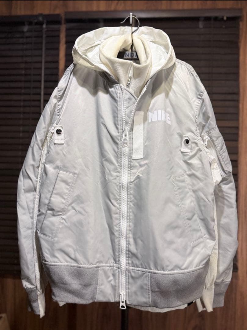 Sacai × NIKE Layered Bomber Jacket MA-1