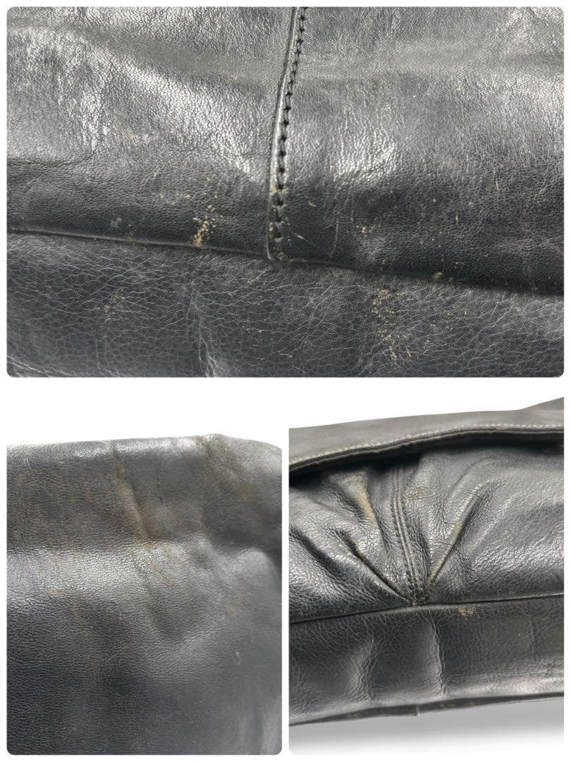 【良品】コーチ　ショルダーバッグ　メッセンジャー　斜め掛け　クロスボディブラック