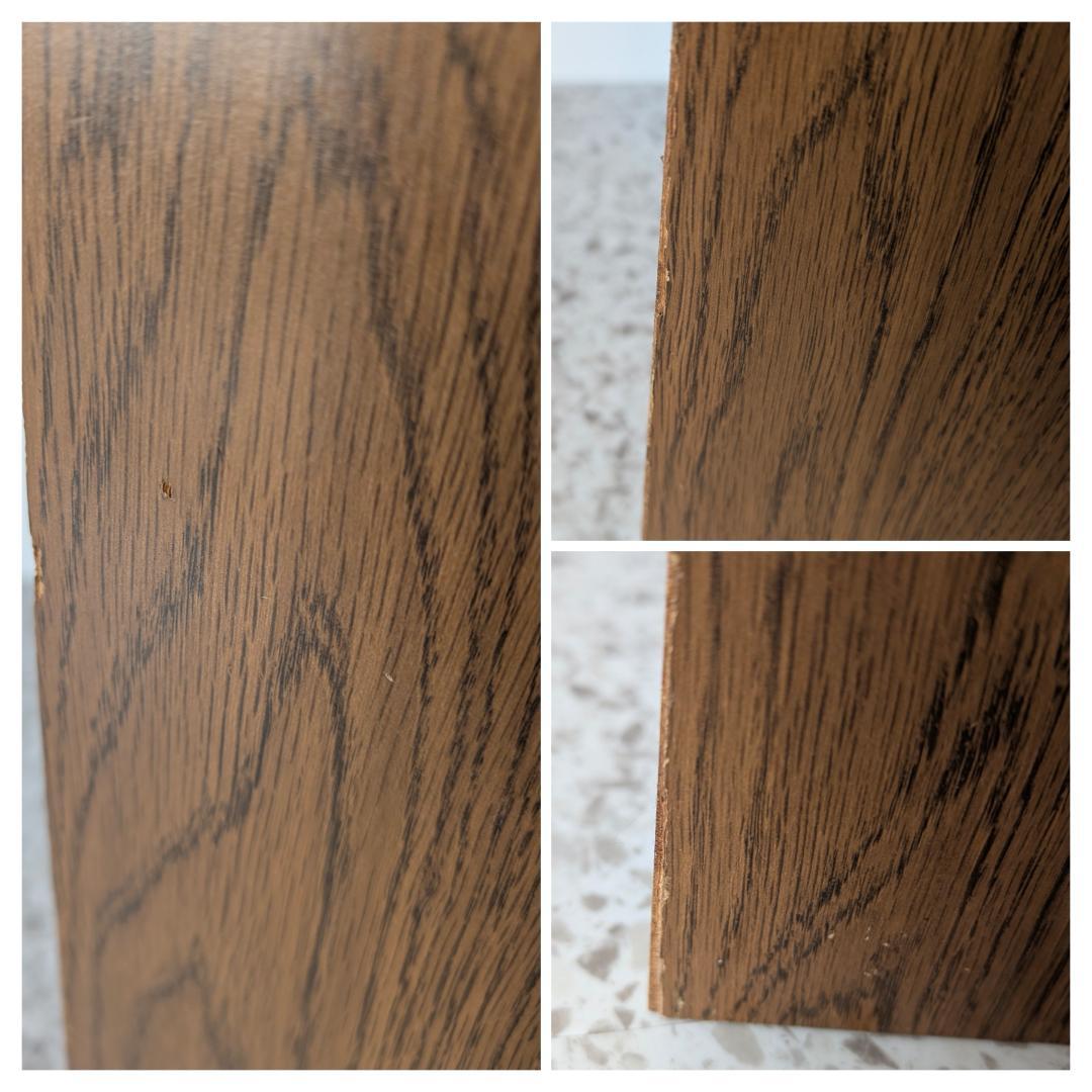 80s ビンテージ ウッドシェルフ 木製 引出し付き 飾り棚 ミニ キャビネット