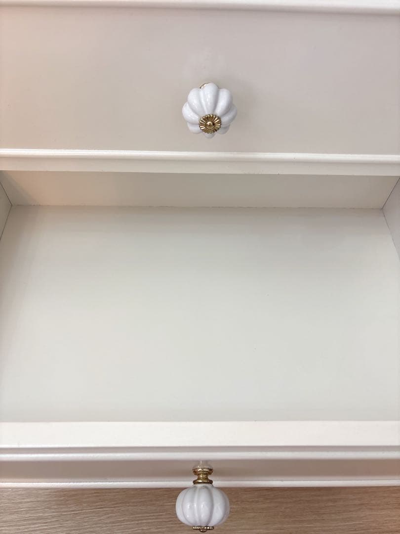 リルデココ★4段チェスト★ホワイト★姫家具★白家具