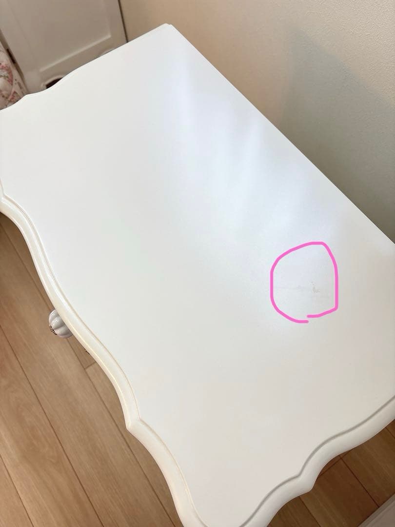 リルデココ★4段チェスト★ホワイト★姫家具★白家具