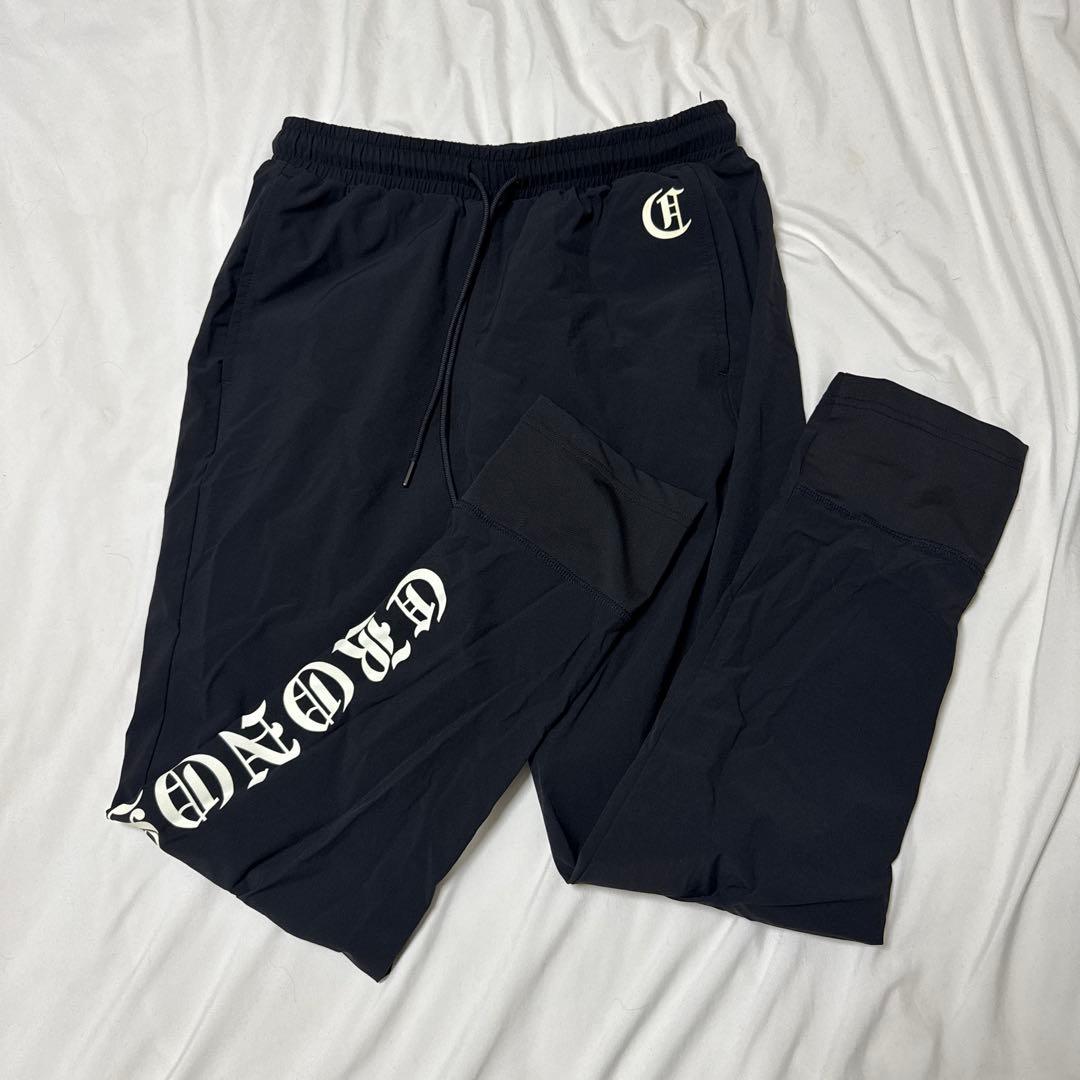 CRONOS クロノス　ナイロン　ジョガーパンツ　S 黒　ブラック