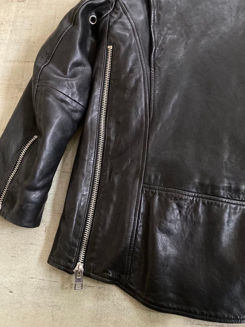 ZADIG & VOLTAIRE ライダース 羊革 黒 日本M ユニセックス