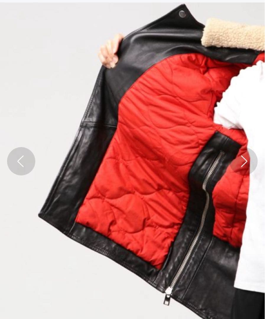 ZADIG & VOLTAIRE ライダース 羊革 黒 日本M ユニセックス