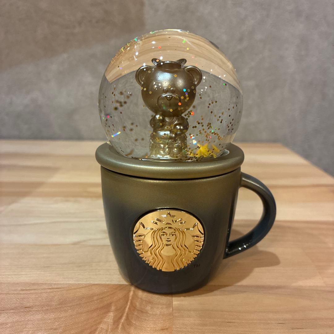 STARBUCKS × MU:DS ホリデー限定マグカップスノードームベアリスタ