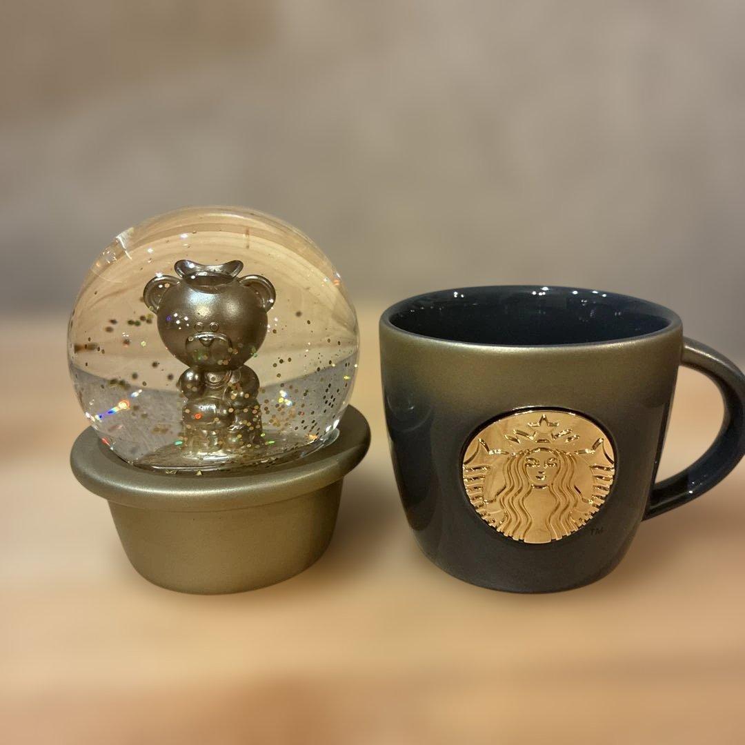 STARBUCKS × MU:DS ホリデー限定マグカップスノードームベアリスタ