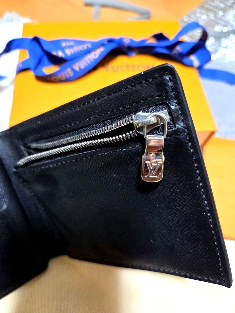 カ*ン様 LOUIS VUITTON ダミエ ブラック 二つ折り財布