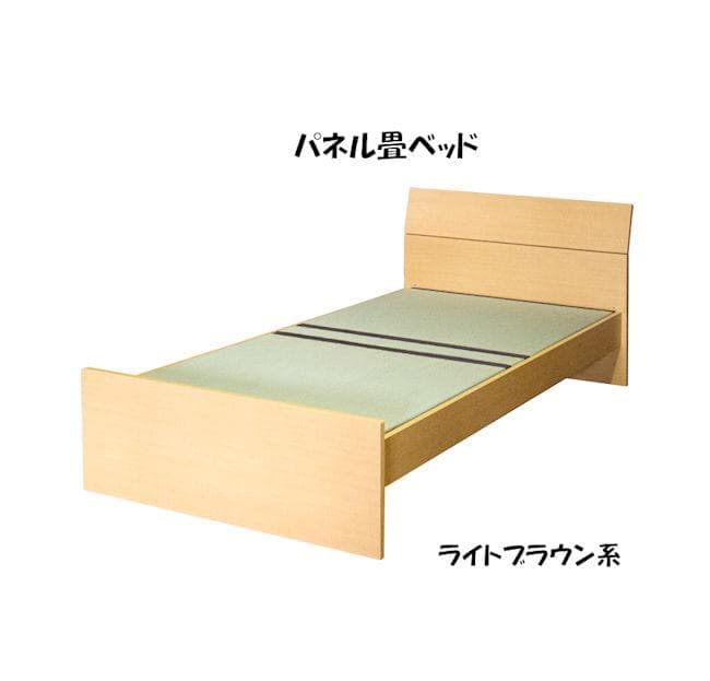 訳あり アウトレット パネルデザイン畳ベッド ダブル（1404）