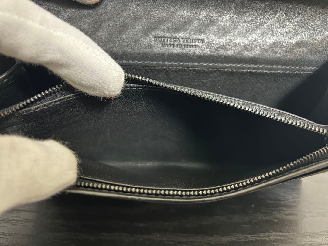 Bottega Veneta ボッテガ ヴェネタ 長財布 ブラック