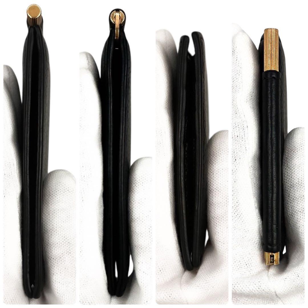 美品 トムフォード マネークリップ カードケース コンパクト 財布 ブラック