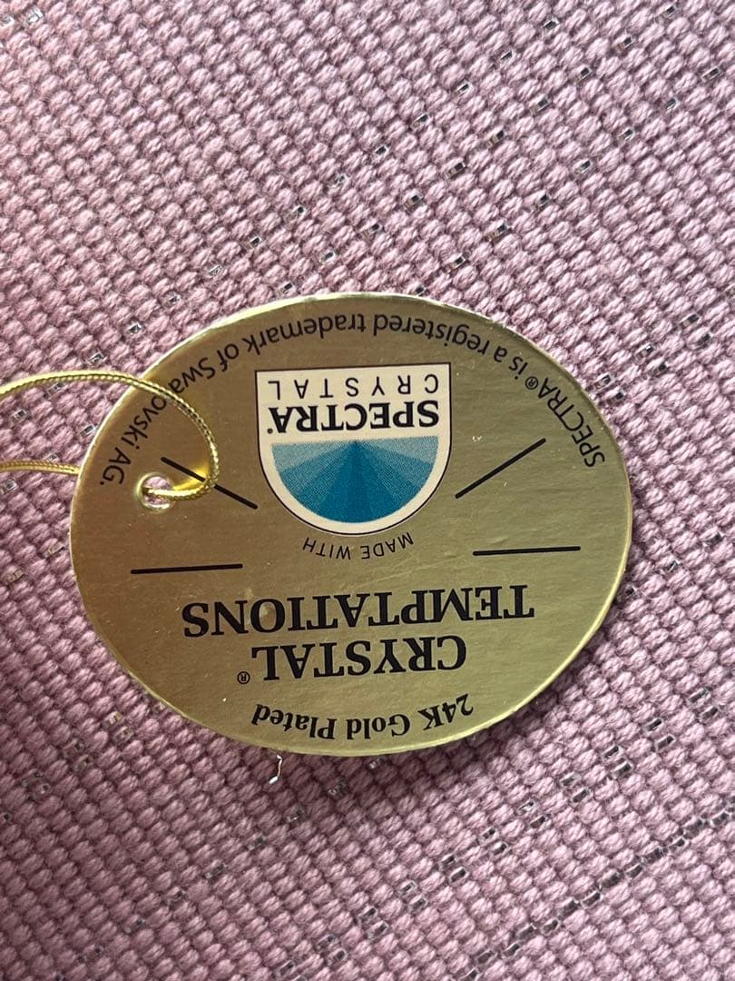 クリスタル テンプテーションズ置物7個セット　4K金メッキ