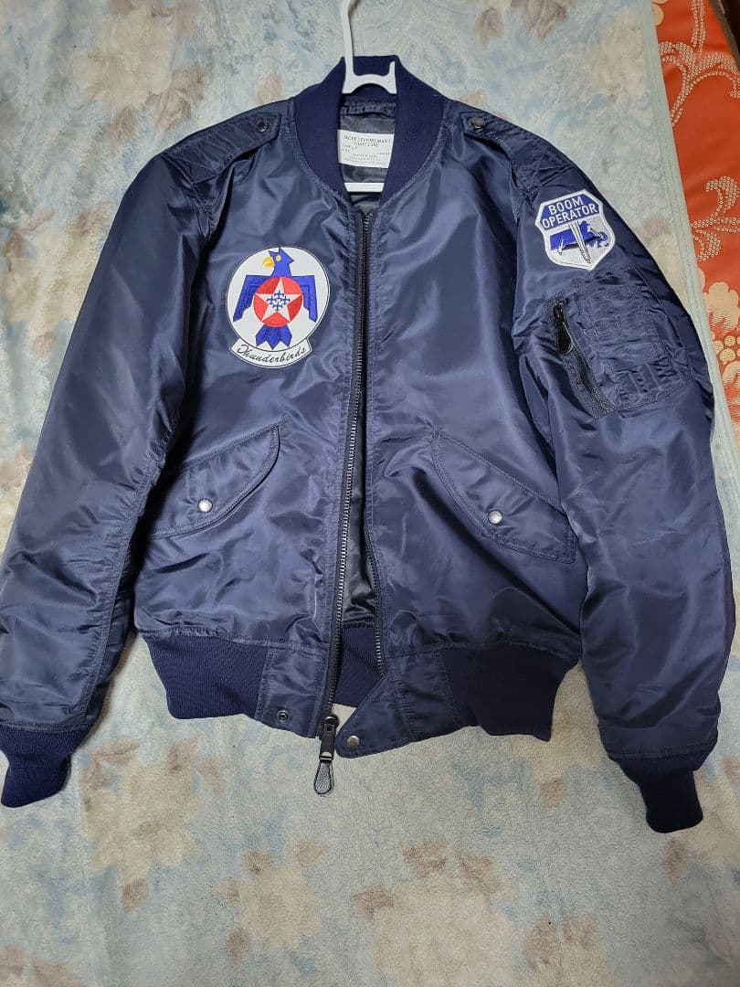 AVIREX フライトジャケット L-2A オリジナルカスタム ネイビー