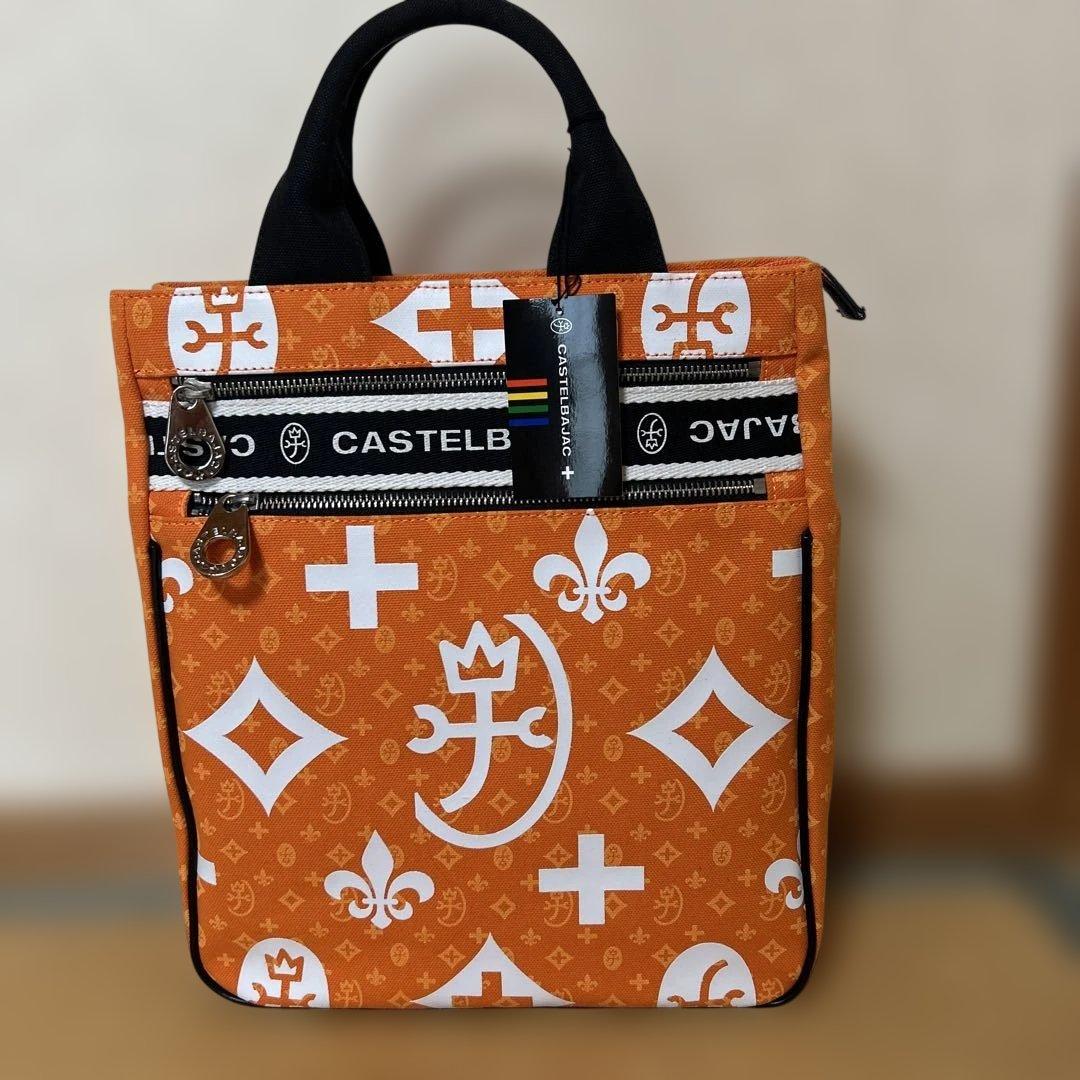 CASTELBAJAC オレンジ トートバッグ