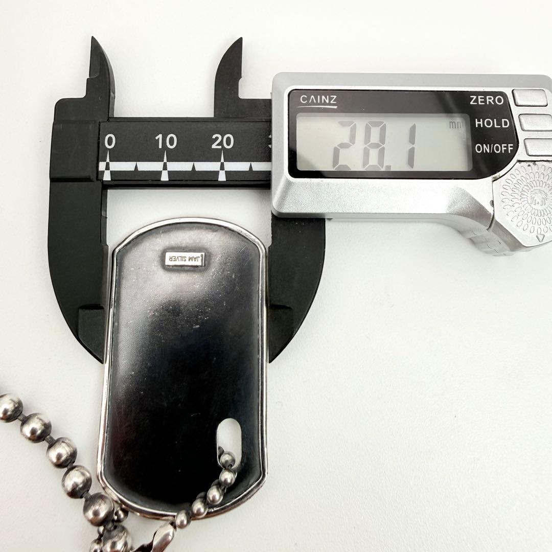 ◆【美品】JAM  MADE 廃番 極太チェーン ドッグタグ ネックレス