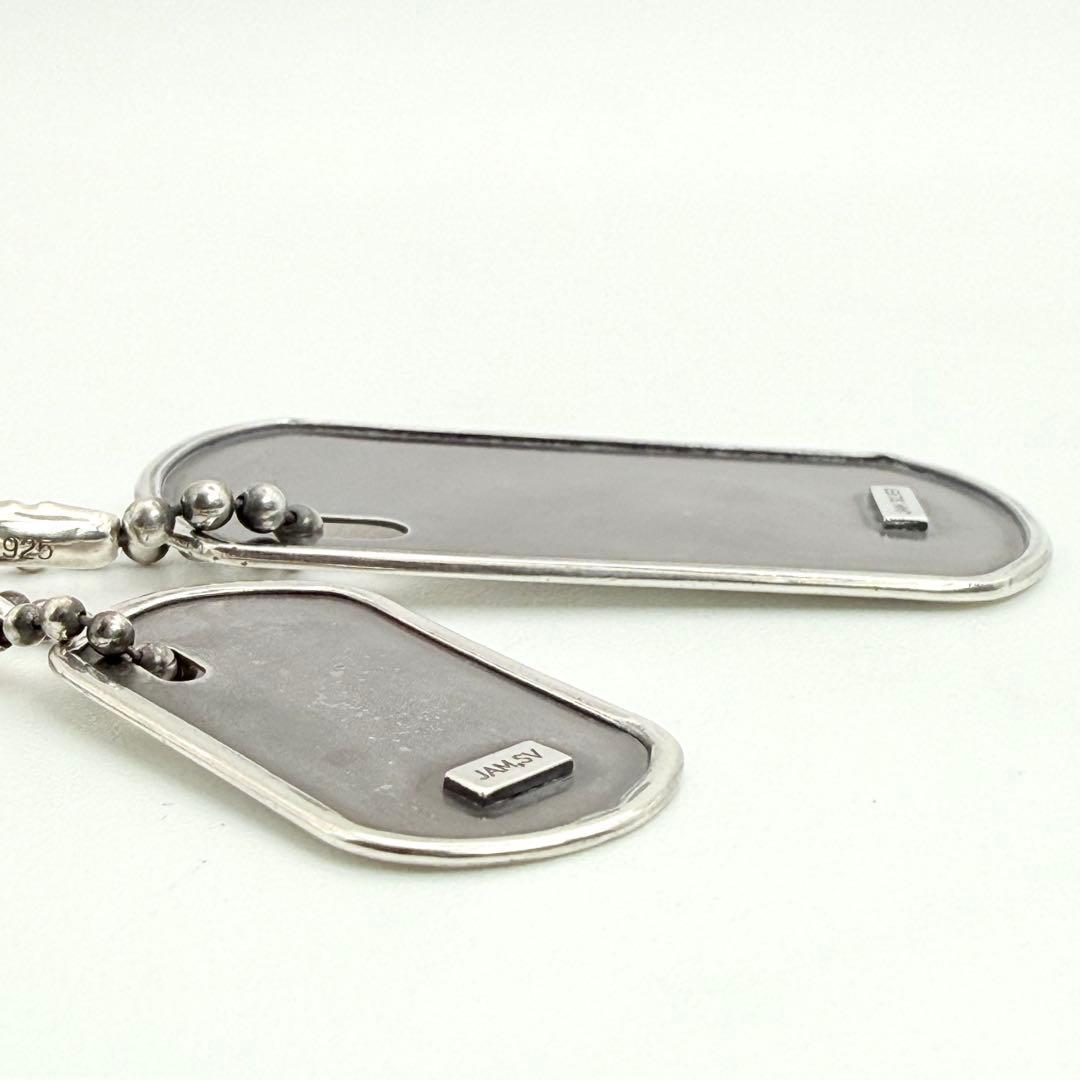 ◆【美品】JAM  MADE 廃番 極太チェーン ドッグタグ ネックレス