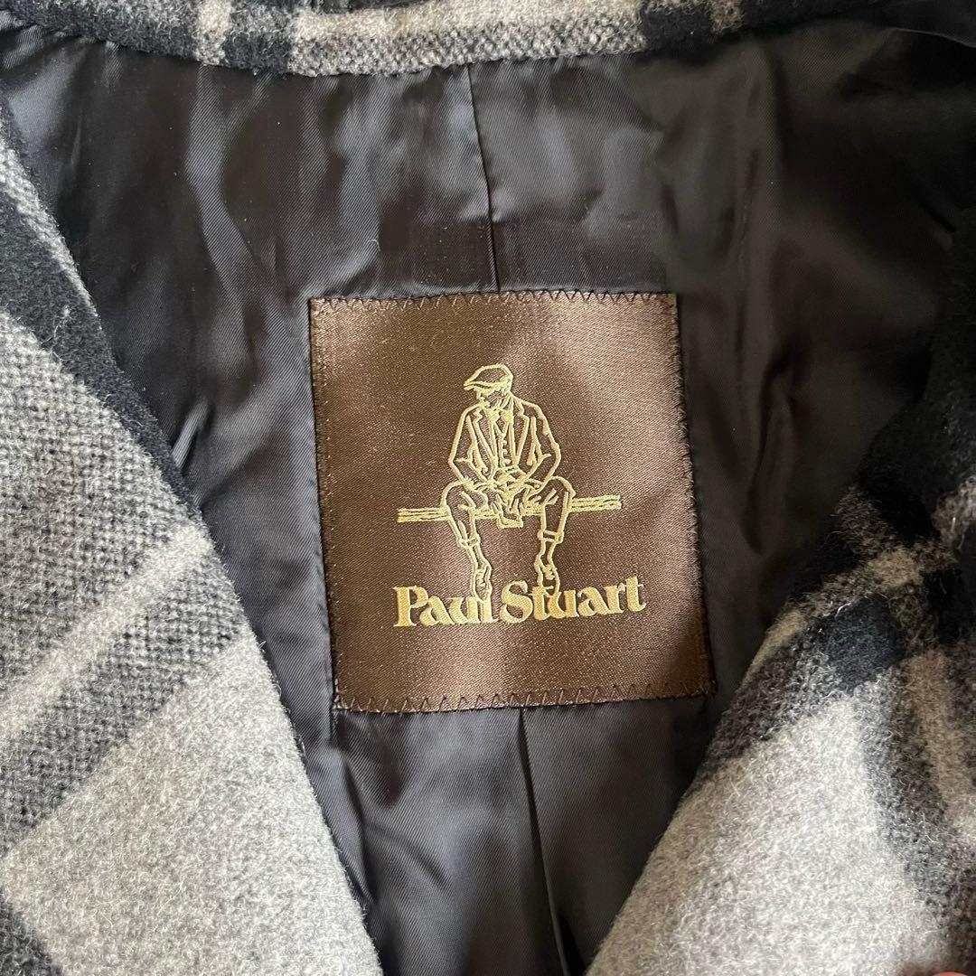 23AW　ポールスチュアート　ブロックチェックコート　80周年記念　定価17万