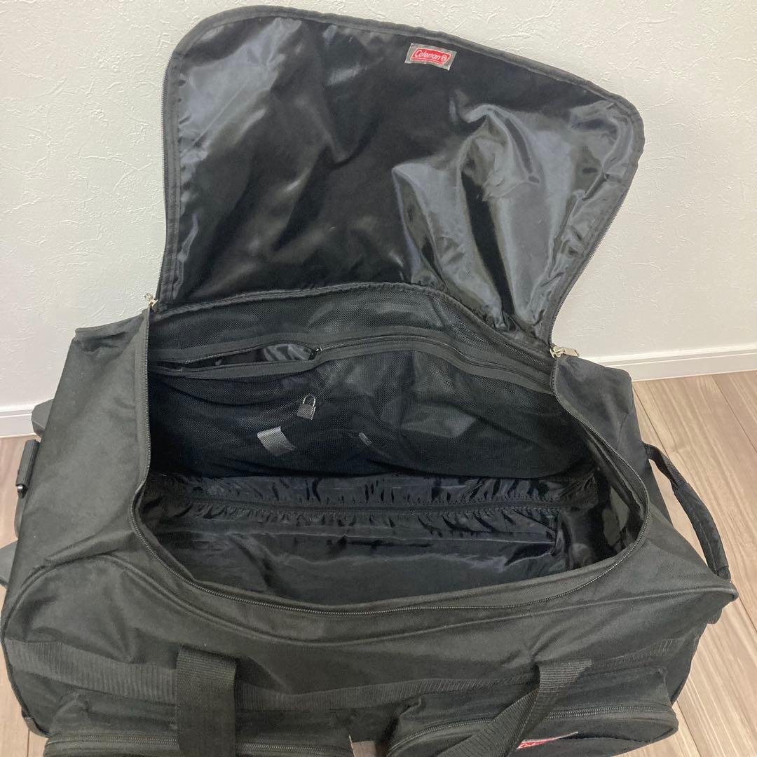 特大Coleman☆コールマン 77L ボストン キャリーバッグ 3way 黒
