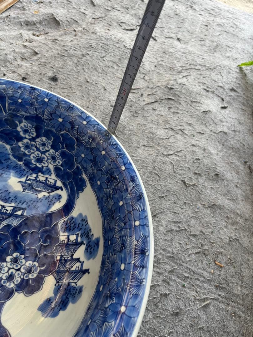 江戸時期　染付　大丼鉢