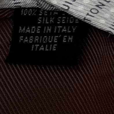 美品✨ルイヴィトンLouis Vuitton　シルクネクタイ　イタリア製グレイ系