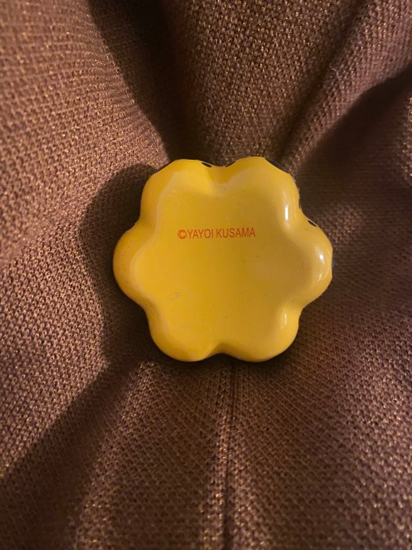 草間彌生 くさまやよい かぼちゃ 黄色 ペーパーウェイト パンプキン 黄色
