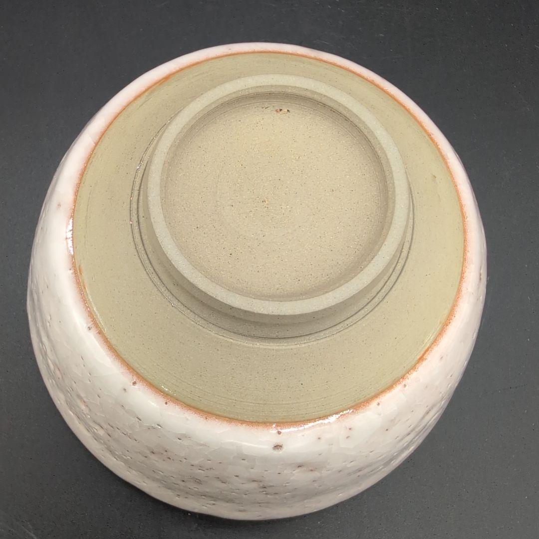 【未使用】茶道具 薄氷紋 抹茶茶碗 瀬戸焼　宮内庁 御用達 窯