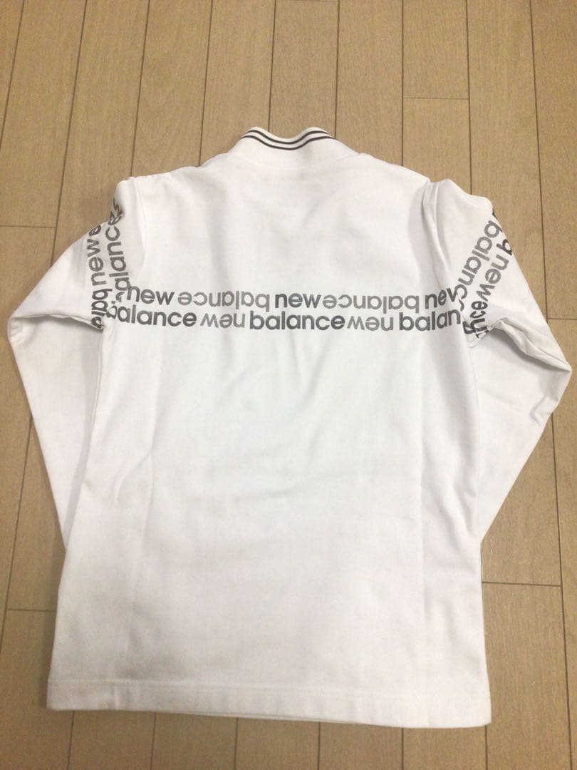 ニューバランス　ゴルフ　2025年モデル　モックネックシャツ　白　サイズ0 新品