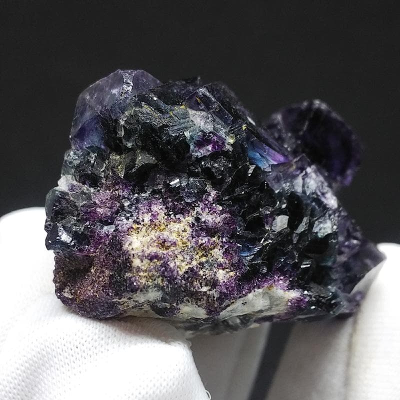 347 オコルス鉱山産 パープル ブルー フローライト