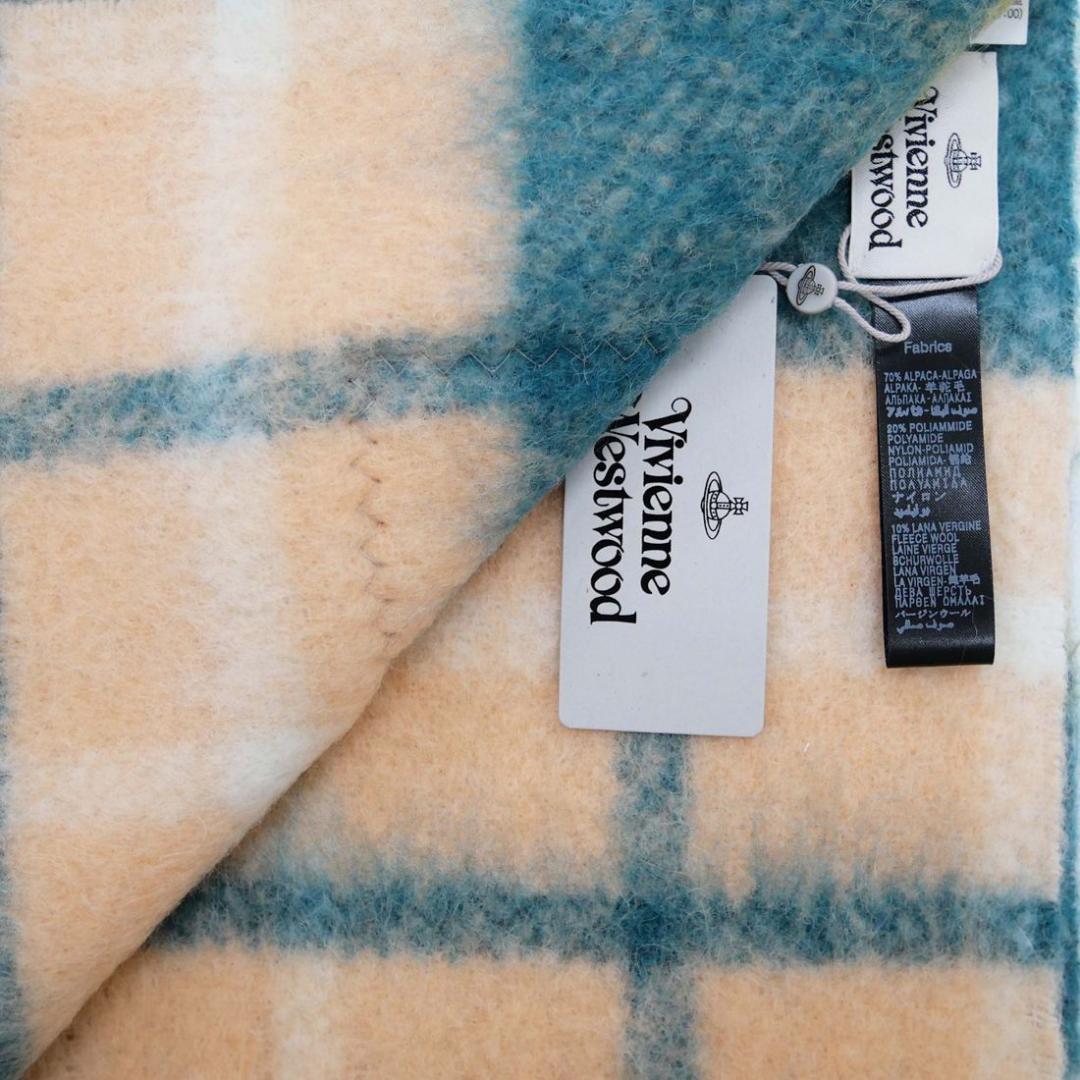 ヴィヴィアンウエストウッド マフラー グリーンBOX/タグ付 マフラー ブランド