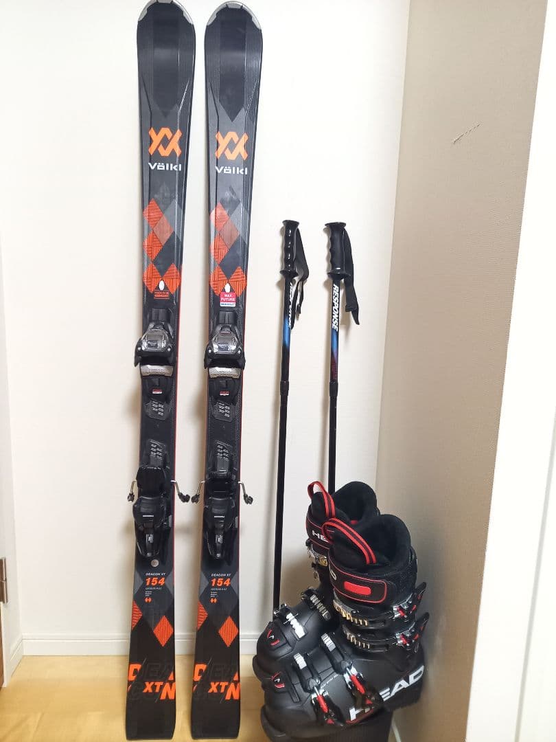 美品 男女兼用 スキーセット