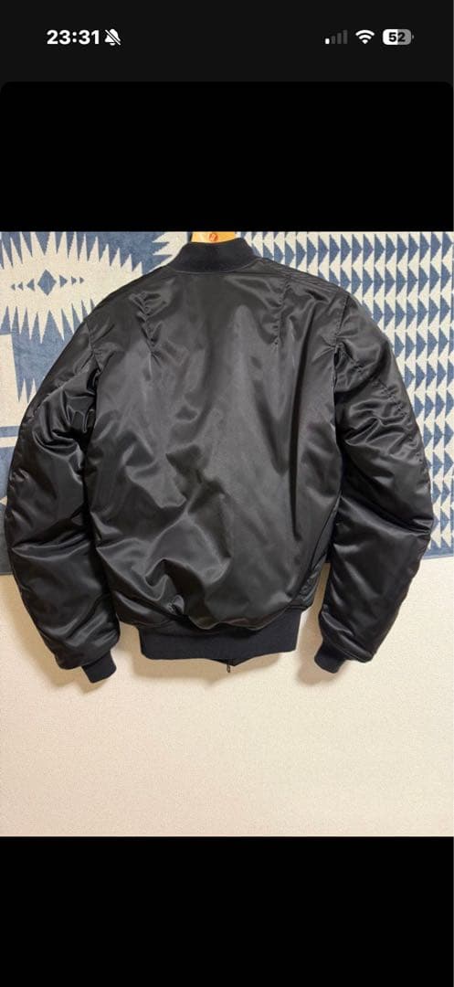 バリクソンズMA-1 フライトジャケット ブラック