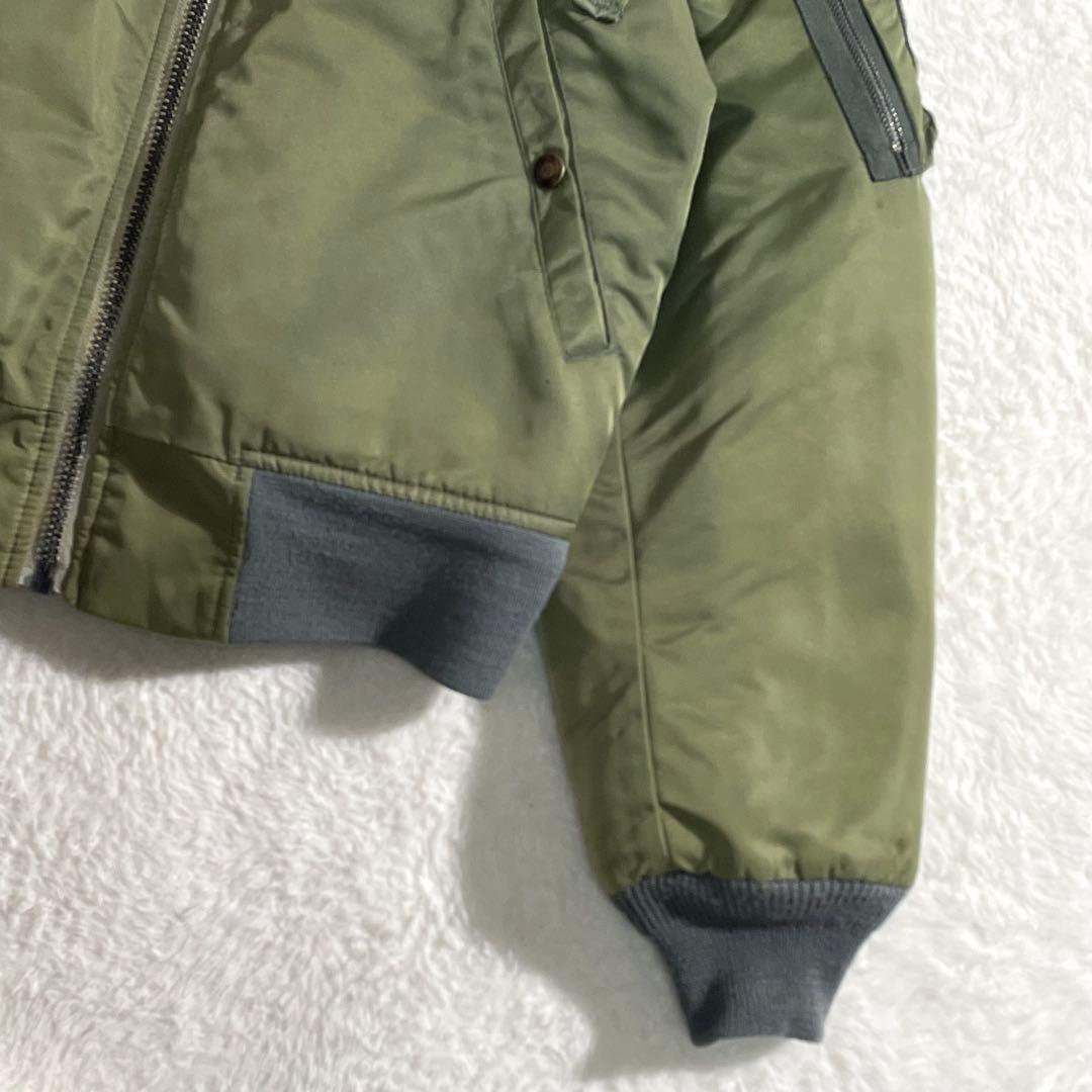 90s00s　MA-1　フライトジャケット　USA製　42　XL　ミリタリー