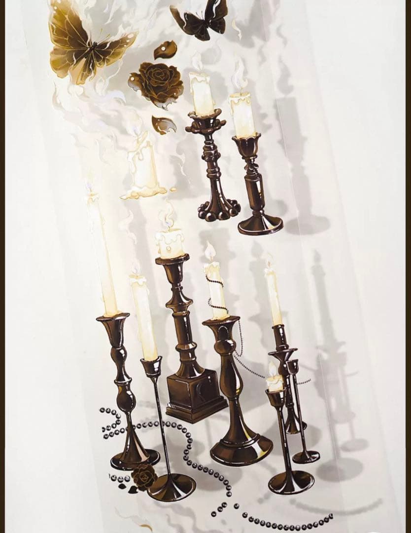 风见幸山《燃花》海外マスキングテープ　マステ 【2253】