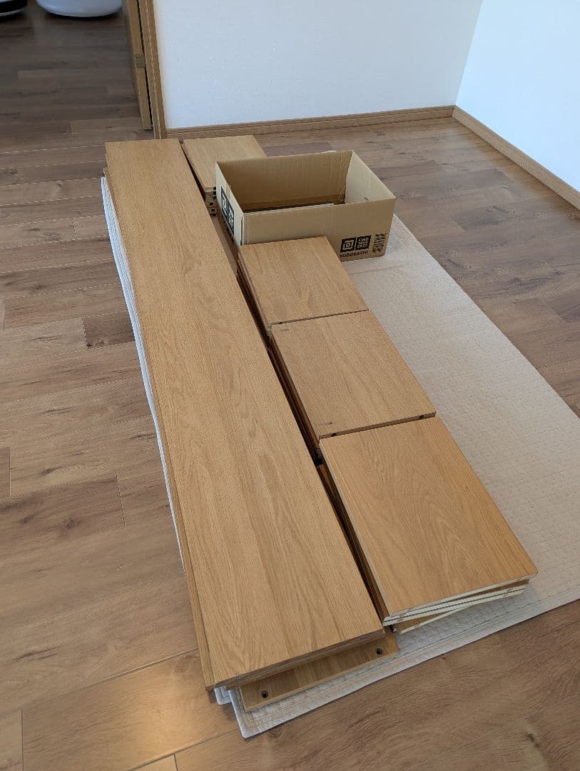 スタッキングシェルフ 4段×5列 オーク