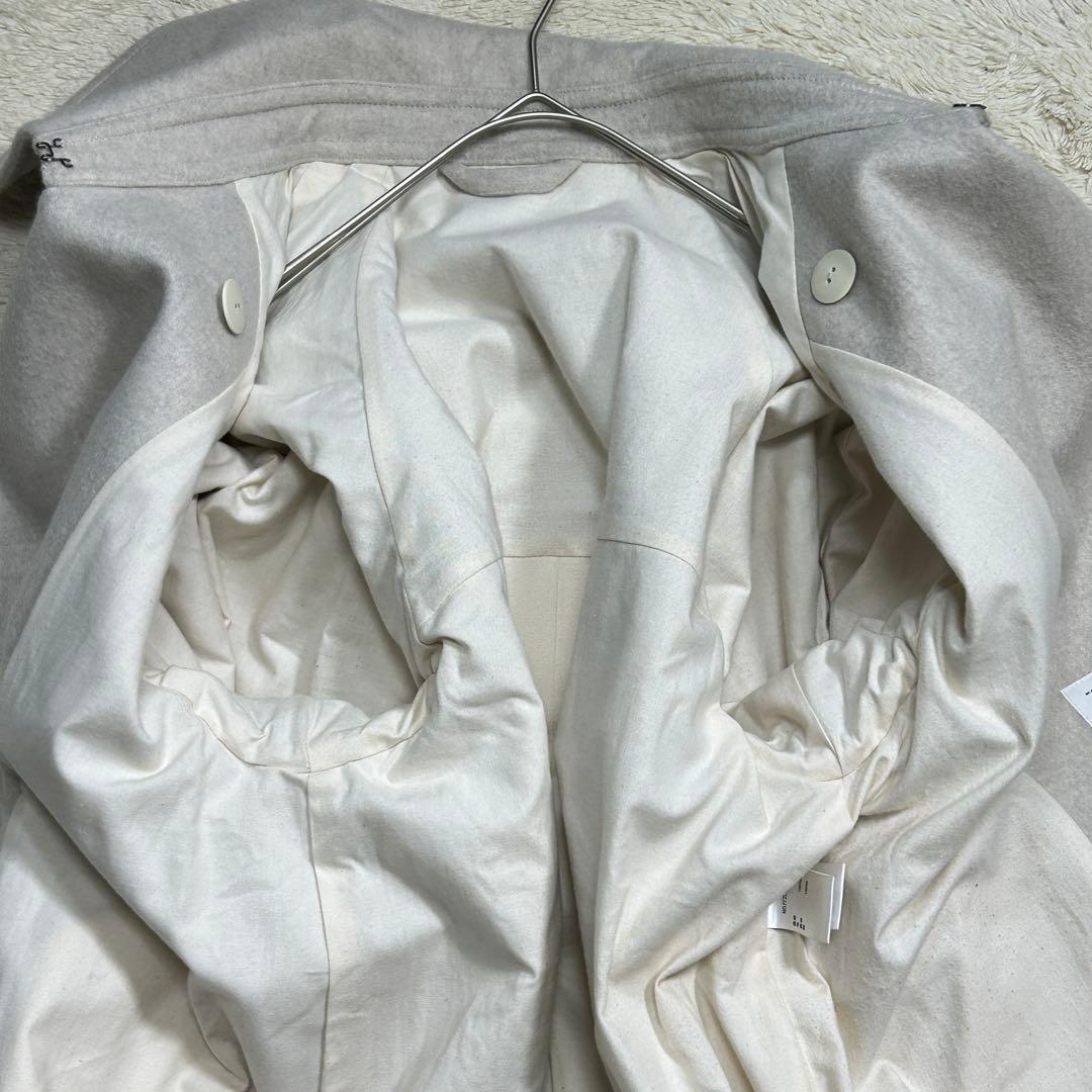 foufou フーフー ウールトレンチコート Rafine ライトグレー 0