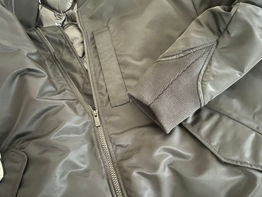 UNIQLO +J ダウン MA-1ブルゾン 3XL ブラック ジルサンダー