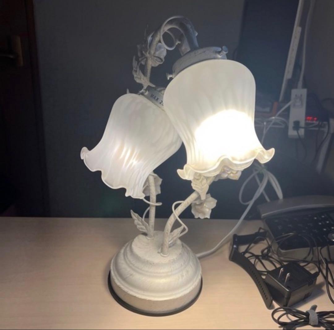 【調光機能付き】フラワースタンドライト