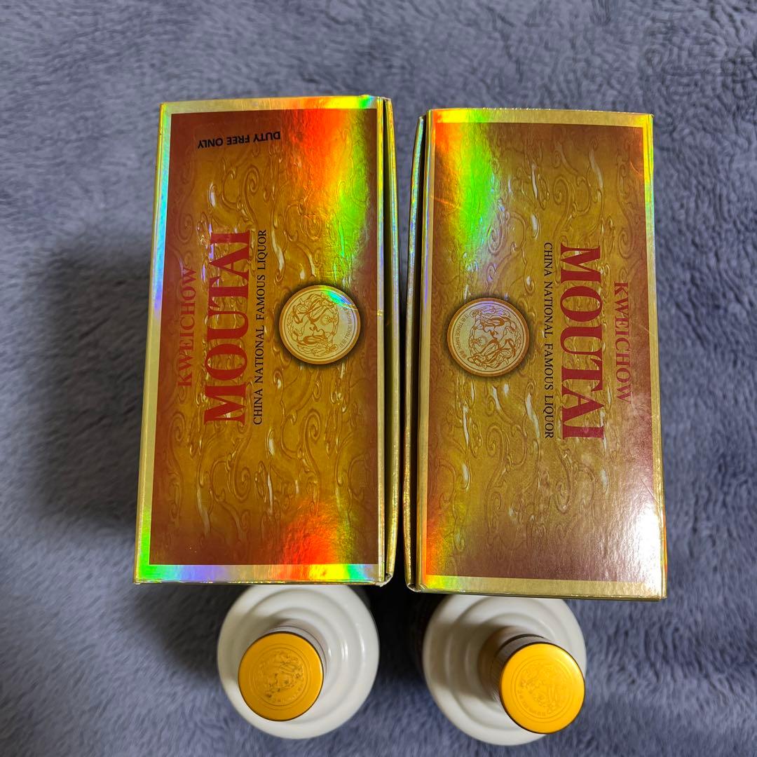 貴州茅台酒 マオタイ酒 天女ラベル ゴールドラベル 375ml 53%2本