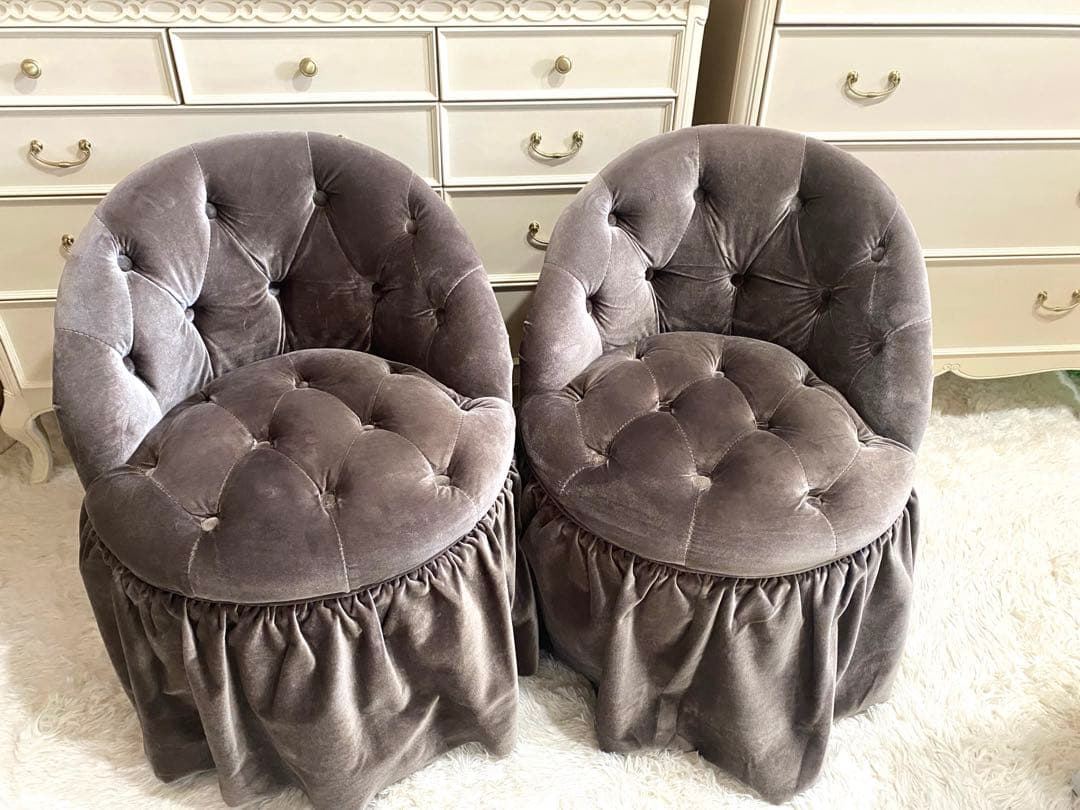 ♥️ 美品 メゾンドシェリー グレイッシュブラウン 椅子１脚分 送料込♥️