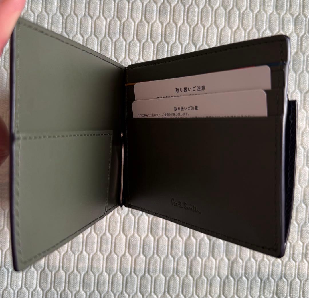 【新品未使用品】Paul Smith 二つ折り財布 （ネイビー ）