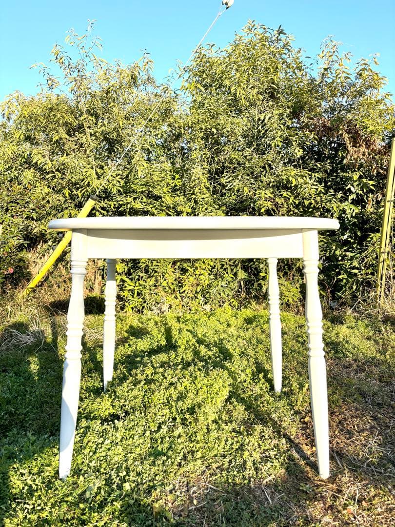 飛騨家具　WINDS太平 ホワイト楕円形ダイニングテーブル 大理石調デコラトップ