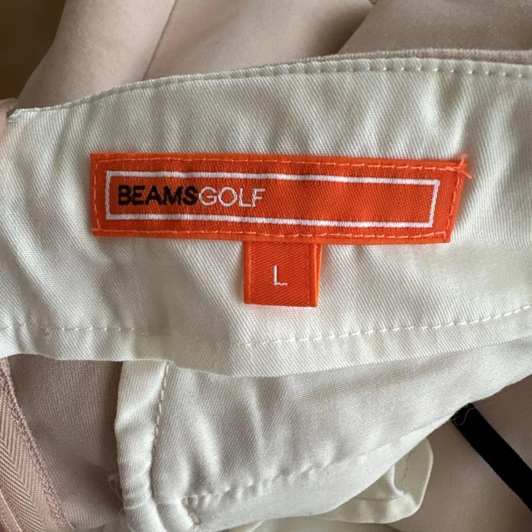 週末値下BeamsGolf ピンク 防風ニット　スカートセット　L サイズ　美品