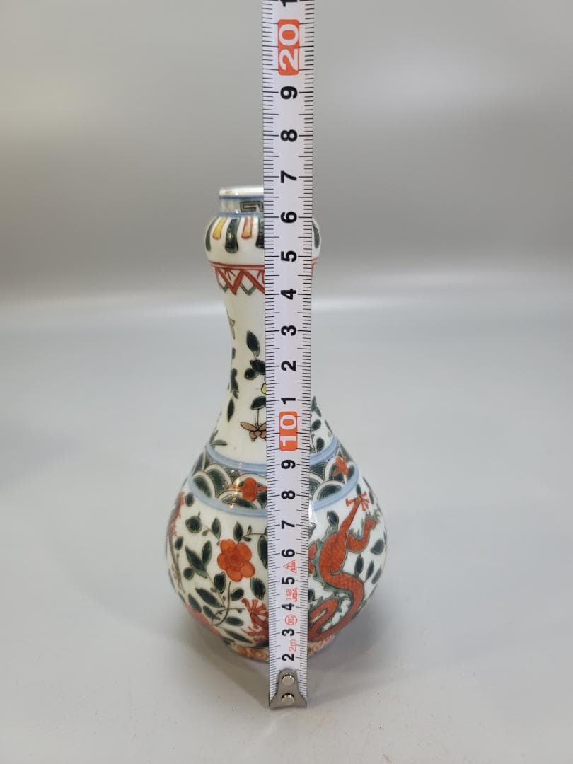 中国美術 萬暦赤絵 瓶 骨董品